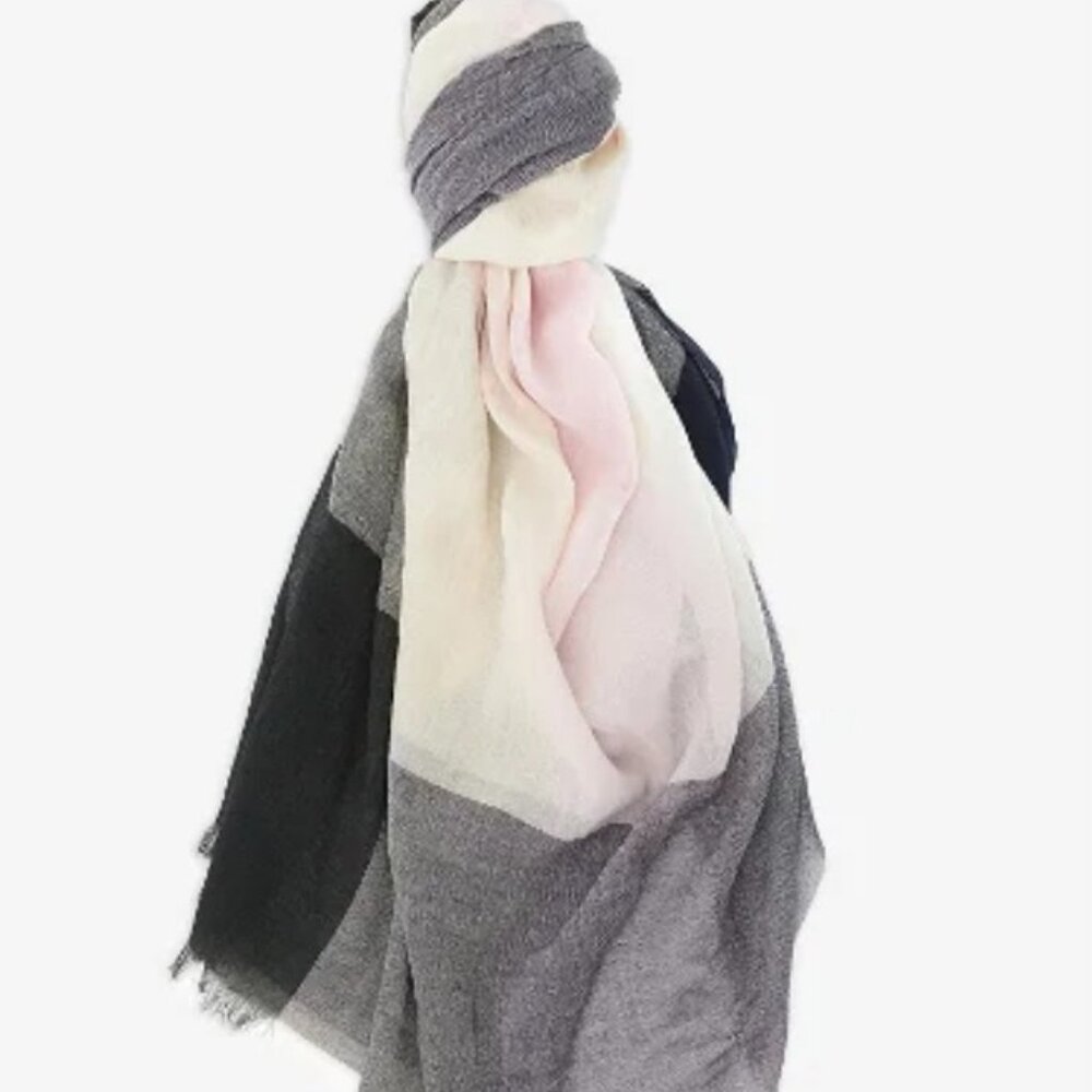 Aritzia Silk and Linen Oversized Scarf